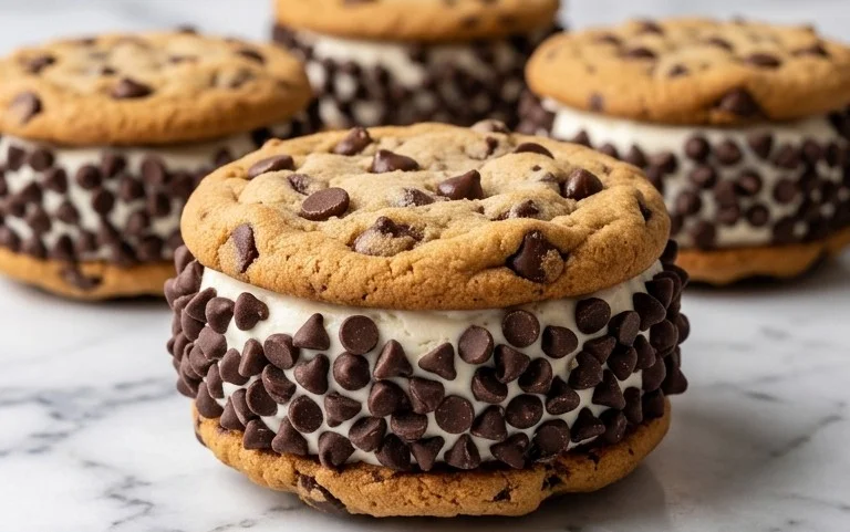 Cookie Ice Cream Sandwiches (Like a Chipwich!)