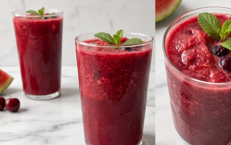 Watermelon Cherry Berry Beet Juice