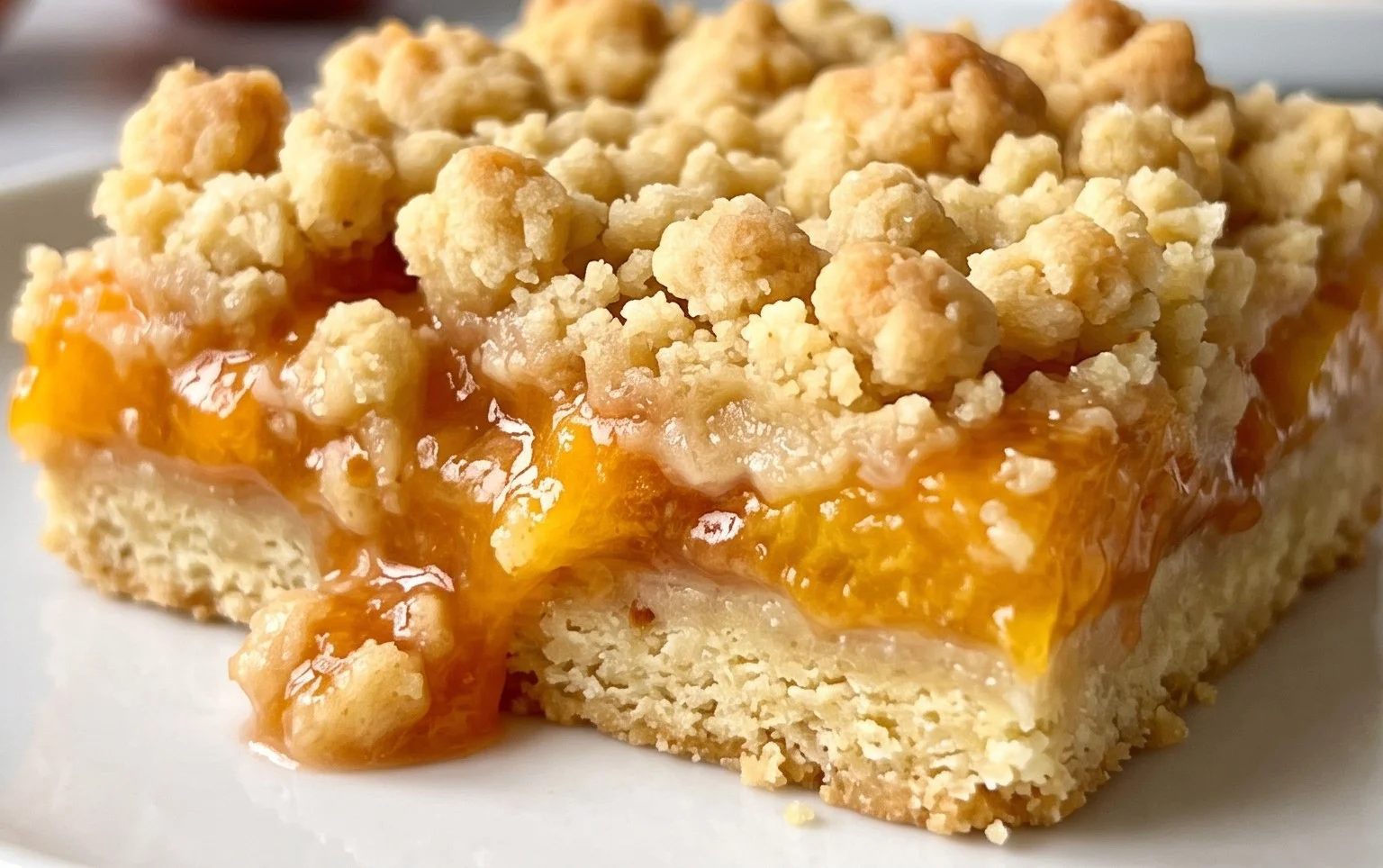 Fresh Peach Crum extractb Bars