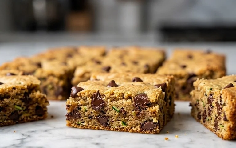 Chocolate Chip Zucchini Cookie Bars