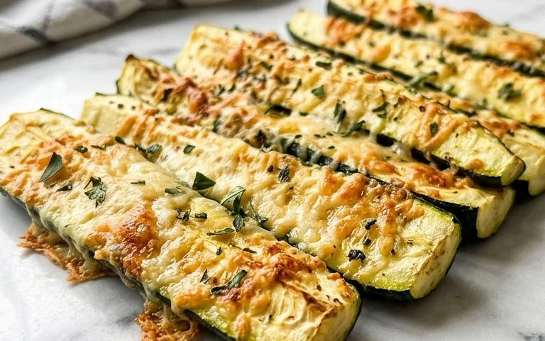 Oven Roasted Parmesan Zucchini 